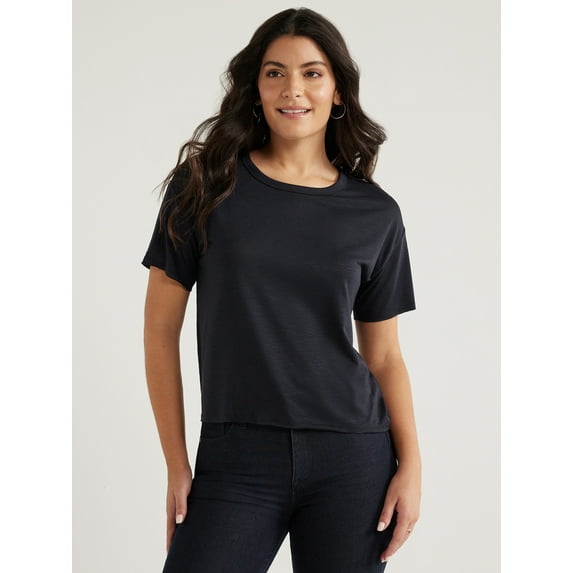 Sofia Jeans Women's Sofia Tee with Short Sleeves, Sizes XS-3XL