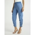 thumbnail image 1 of Sofia Jeans Women's Super High Rise Luxe Cargo Pants, 27" Inseam, Sizes XS-XXXL, 1 of 5