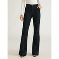 thumbnail image 1 of Sofia by Sofia Vergara Women's and Women's Plus Trouser Flare High Rise Jeans, 30.5", 32.5" and 34.5" Inseam, Sizes 0-28W, 1 of 5