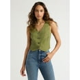 thumbnail image 1 of Sofia Jeans Women's Twill Vest, Sizes XS-XXXL, 1 of 4