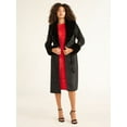 thumbnail image 1 of Sofia Jeans Women's and Women's Plus Faux Fur Trim Coat, Sizes XS-5X, 1 of 5
