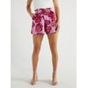 Sofia Jeans Women's and Women's Plus Linen Blend Paperbag Shorts, 4.25" Inseam, Sizes XS-5X