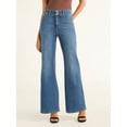 thumbnail image 1 of Sofia Jeans Women's Margot Wide Leg High Rise Jeans, 30.5" and 32.5" Inseams, Sizes 0-28, 1 of 4