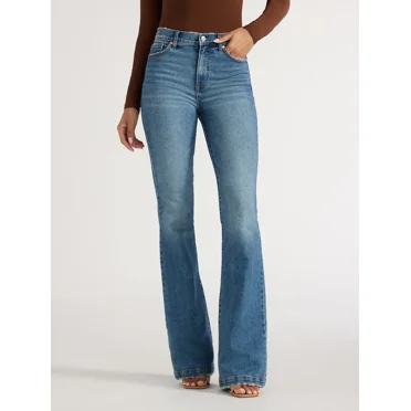 Sofia Jeans Women's Melisa Flare High Rise Jeans, 30.5" and 33.5" Inseams, Sizes 0-28