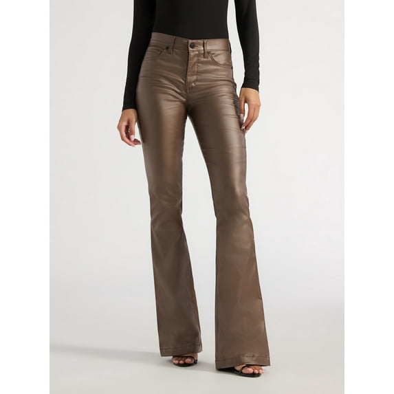 Sofia by Sofia Vergara Women's and Women's Plus Melisa Flare High Rise Jeans, 30.5", 32.5" and 34.5" Inseams, Sizes 0-28