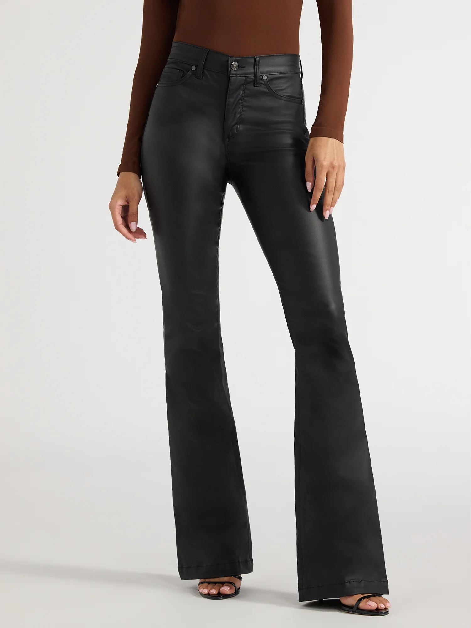 Sofia by Sofia Vergara Women's and Women's Plus Melisa Flare High Rise Jeans, 30.5", 32.5" and 34.5" Inseams, Sizes 0-28