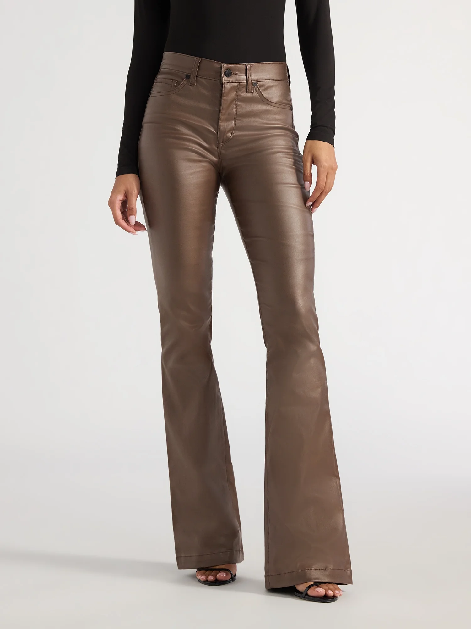 Sofia by Sofia Vergara Women's and Women's Plus Melisa Flare High Rise Jeans, 30.5", 32.5" and 34.5" Inseams, Sizes 0-28