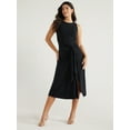 thumbnail image 1 of Sofia Jeans Women's and Women's Plus Side Tie Tank Dress with Rouching,  Sizes XXS-5X, 1 of 5