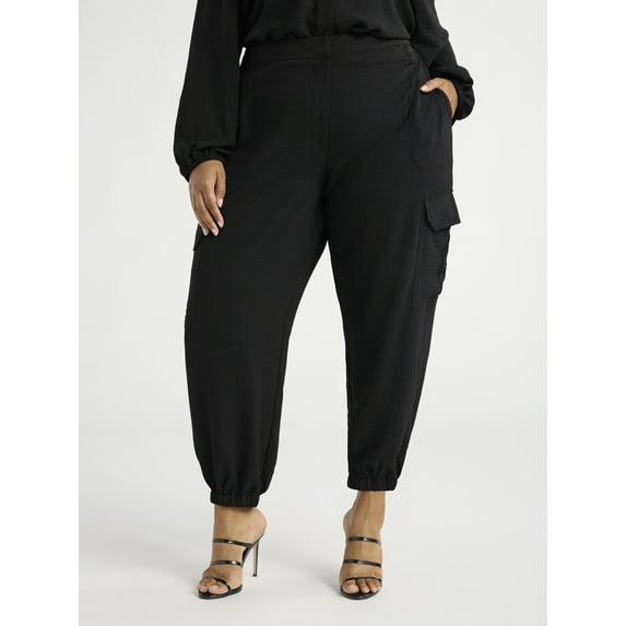 Sofia Jeans Women's and Women's Plus Utility Pants, Size XS-4X