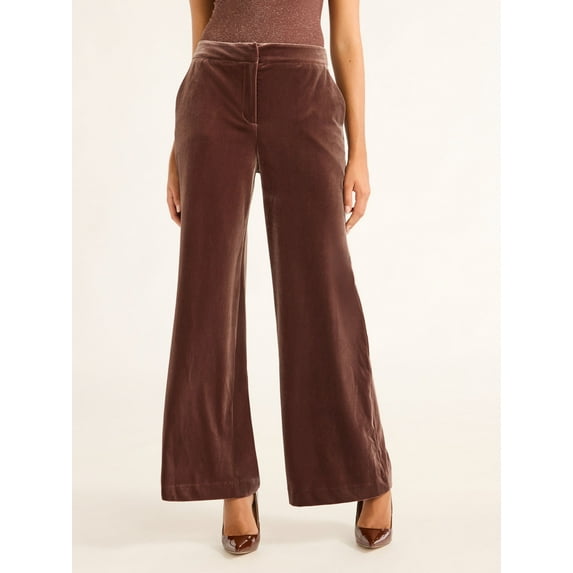 Sofia Jeans Women's and Women's Plus Velvet Trousers, Sizes 0-26W