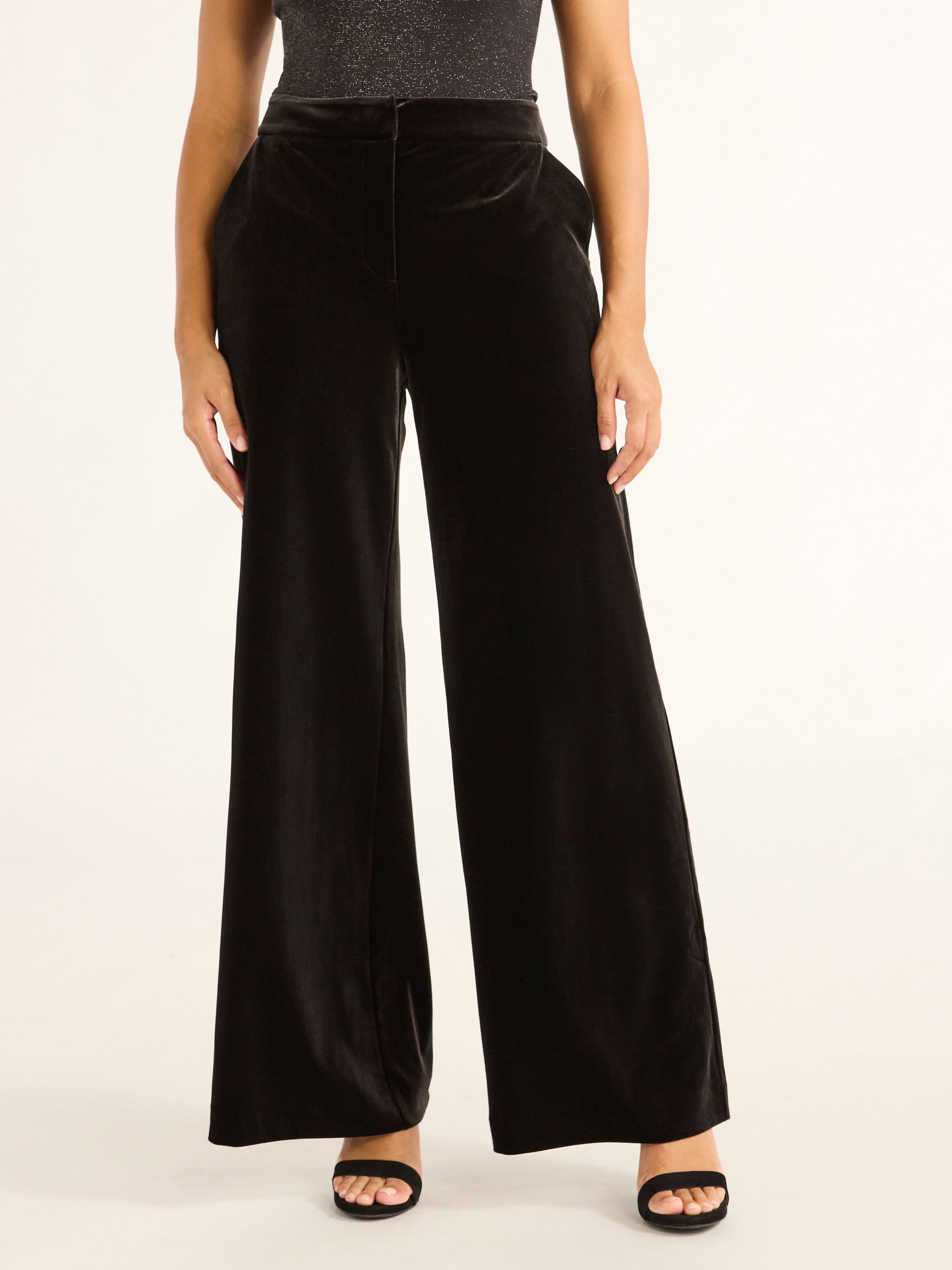 Sofia Jeans Women's and Women's Plus Velvet Trousers, Sizes 0-26W