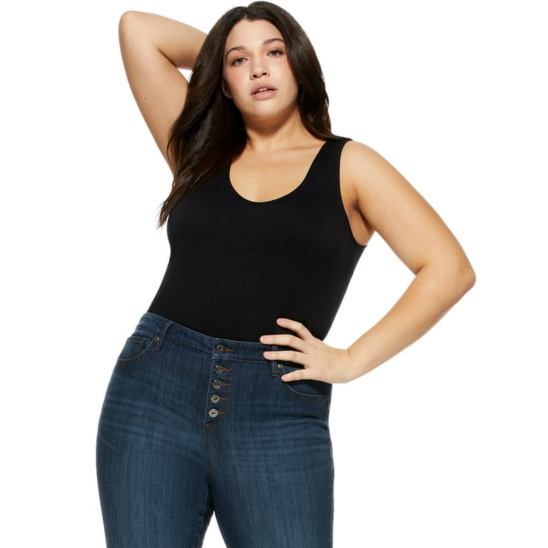 Sofia Jeans by Sofia Vergara Plus Size Tank Top Bodysuit Walmart