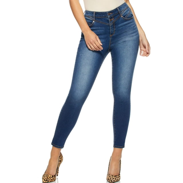 Sofia Jeans by Sofia Vergara Rosa Curvy High Waist Double Button V-Yoke ...