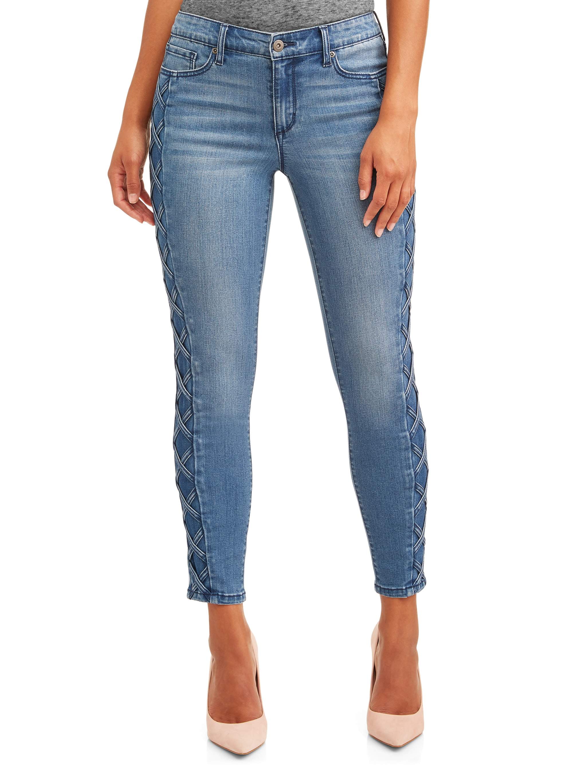 Good american lace up jeans cheap