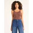 thumbnail image 1 of Sofia Jeans Women's Seamless Lurex Thread Scoop Neck Bodysuit, Sizes XS-XXL, 1 of 5