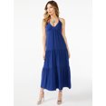 thumbnail image 1 of Sofia Jeans by Sofia Vergara Women's Halter Neck Maxi Dress, 1 of 5