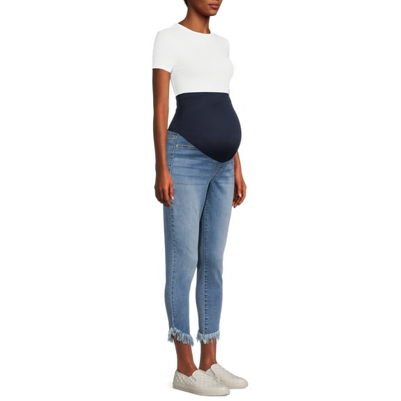 Sofia Jeans by Sofia Vergara Rosa Curvy Ankle Full Band Maternity Jeans, Sizes S-XXL