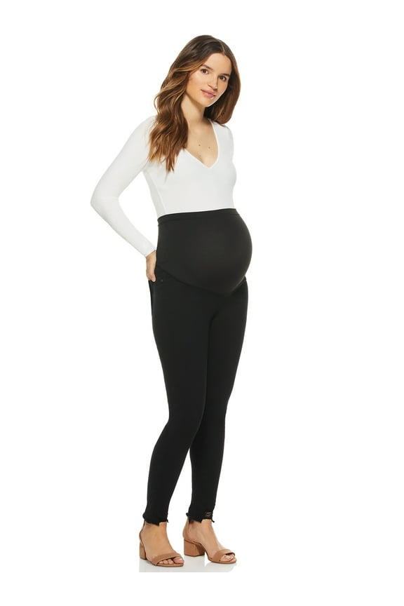 Sofia Jeans by Sofia Vergara Rosa Curvy Ankle Full Band Maternity Jeans, Sizes S-XXL