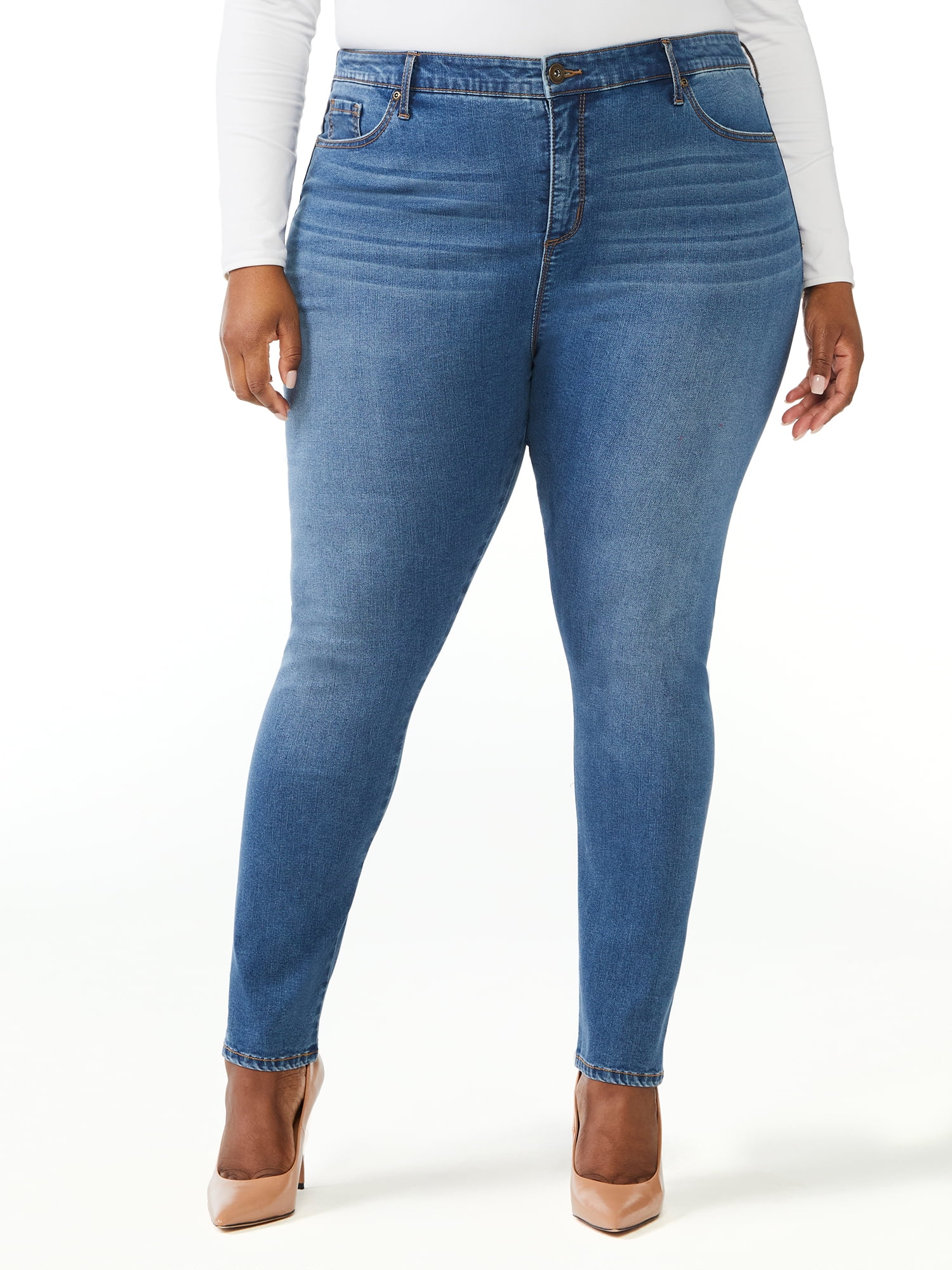 Essentials Jeans ajustados para mujer