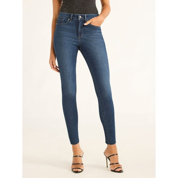 Sofia Jeans by Sofia Vergara Women's Sofia Mid Rise Ankle Raw Hem Jeans, Sizes 0-20