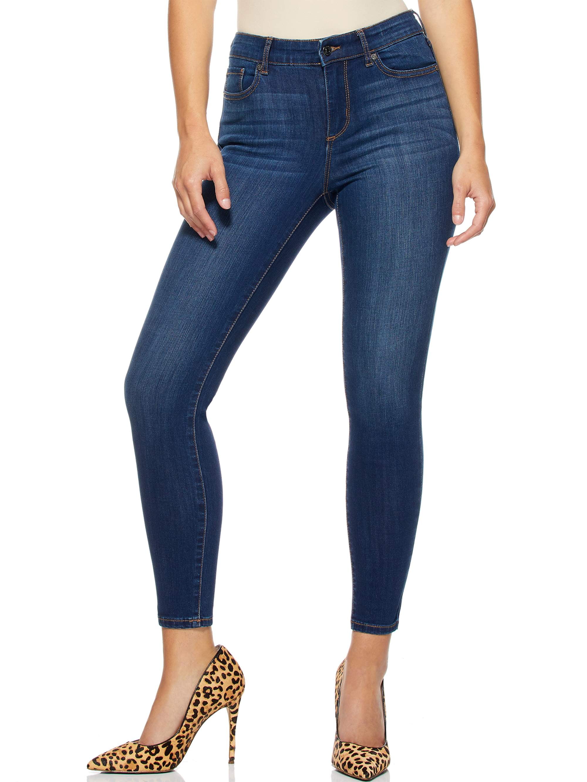 Sofia Vergara Jeans Womens 16 Black Skinny Ankle Raw Hem Stretch Denim 38x27