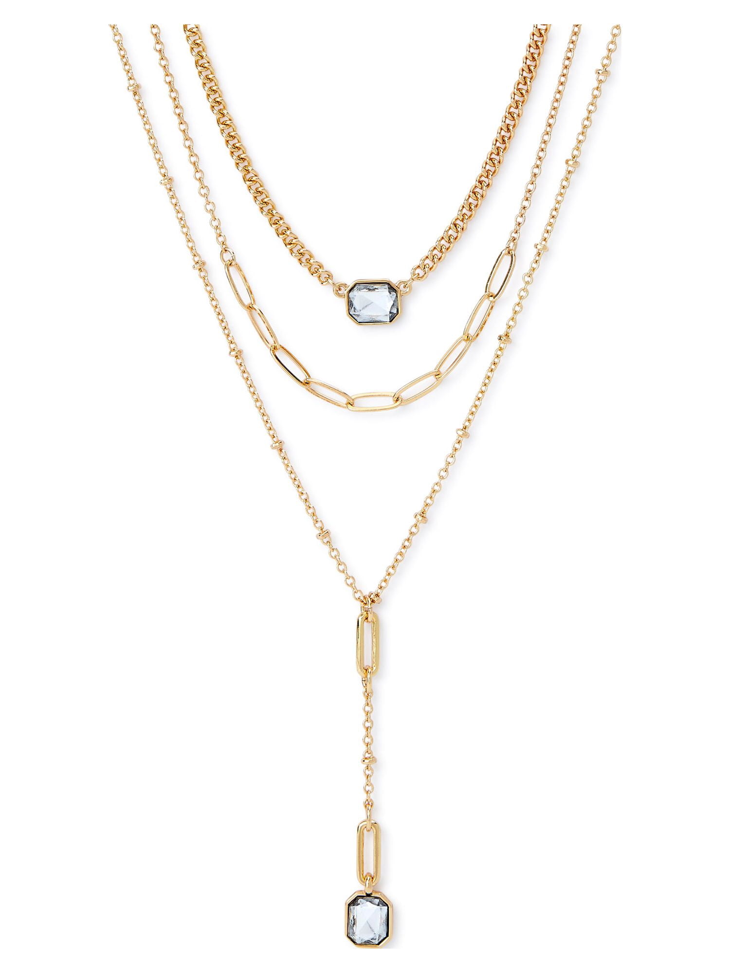 Sofia Jewelry by Sofia Vergara Women's Gold and Blue Stone Pendant