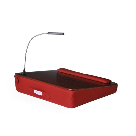Sofia & Sam Memory Foam Lap Desk with USB Light for Laptop, Writing ...