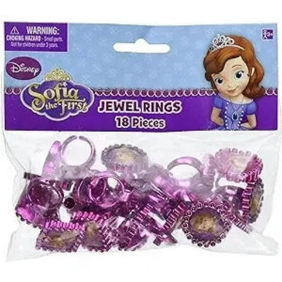 Sofia the First Jewel Rings / Favors (18ct)