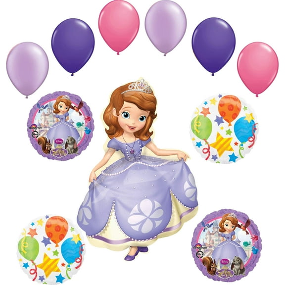 Sofia The First Party Supplies Balloon Bouquet Decorations