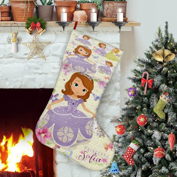 Sofia Themed Christmas Socks