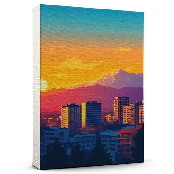 Sofia Travel Canvas, Bulgaria Canvas Print vintage, Colorful Sofia Decor City Road, Bulgaria Pictures Wall Art - 102AZ1284