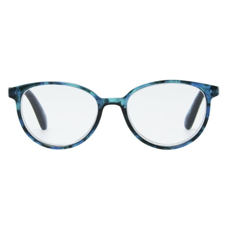 Sofia Vergara Teal Tortoise Round Reader 1.75