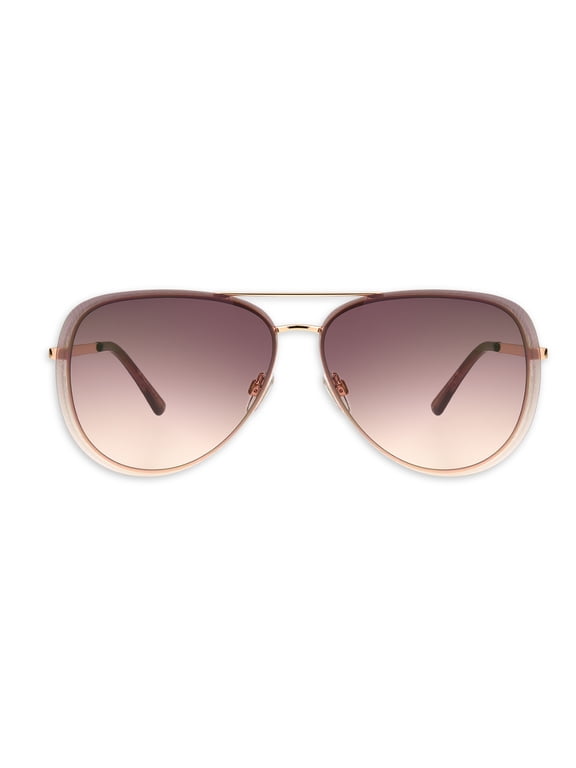 Aviator Rose Gold Sunglasses