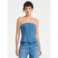 thumbnail image 1 of Sofia Vergara Women's Buttoned Tube Top, Sizes XS-XXL, 1 of 13