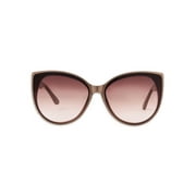 Sofia Vergara Womens Cat Eye Beige Adult Sunglasses