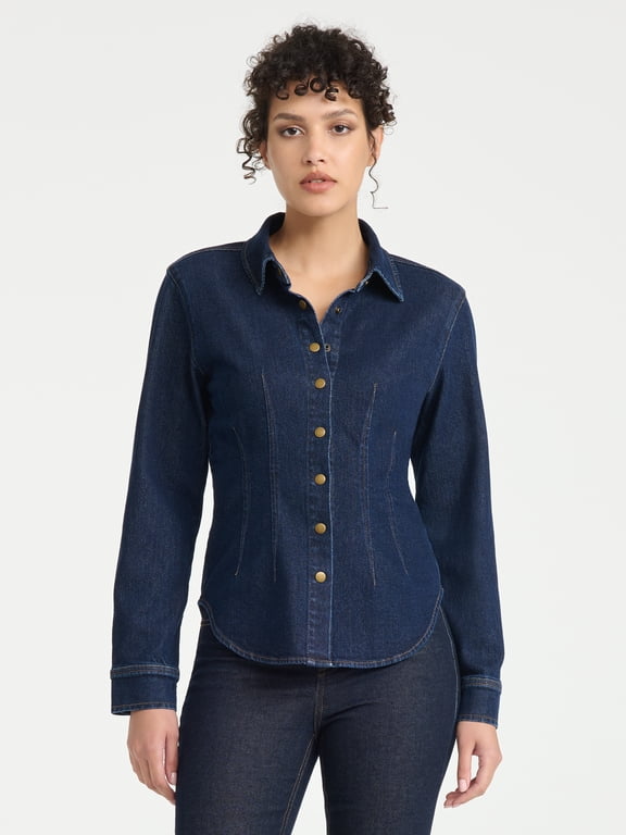 Women's and Women's Plus Cinched Top, Sizes XS-5X
