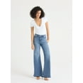 thumbnail image 1 of Sofia by Sofia Vergara Women's and Women's Plus Margot Wide Leg High Rise Jeans, 30.5" and 32.5" Inseams, Sizes 0-28, 1 of 5