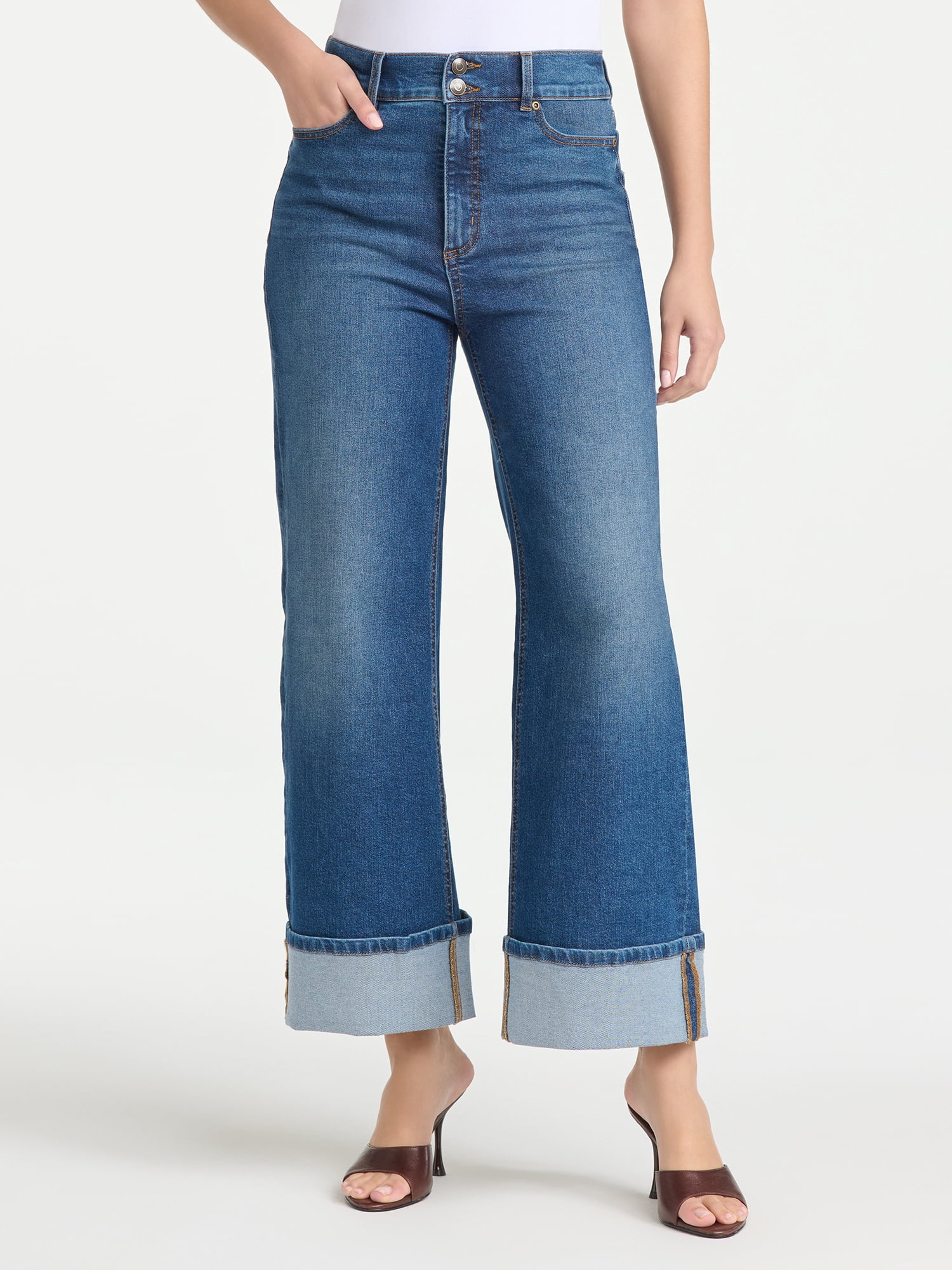Sofia Vergara Women's Margot Wide Leg Crop, Sizes 0-20