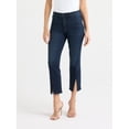 thumbnail image 1 of Sofia by Sofia Vergara Women's Mid Rise Crop Slim Leg Jeans, 26" Inseam, Sizes 0-20, 1 of 5