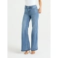 thumbnail image 1 of Sofia by Sofia Vergara Women's and Women's Plus Margot Wide Leg High Rise Jeans, 30.5" and 32.5" Inseams, Sizes 0-28, 1 of 5