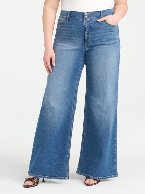 Women's Plus Size Margot Super Wide Leg Sizes 14W-26W