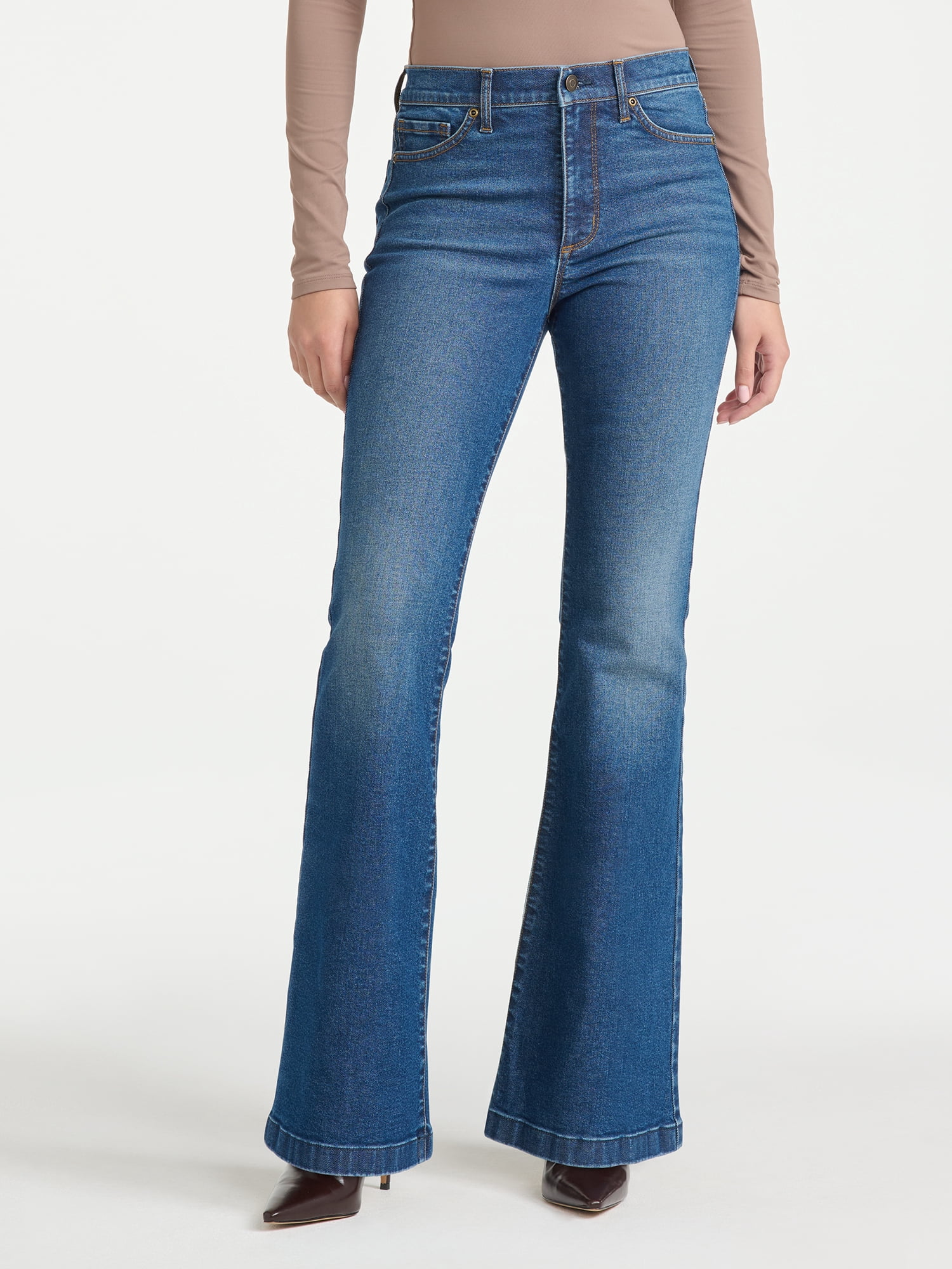 Sofia Vergara Women's Plus Size Melissa High Rise Flare Sizes 14W-26W