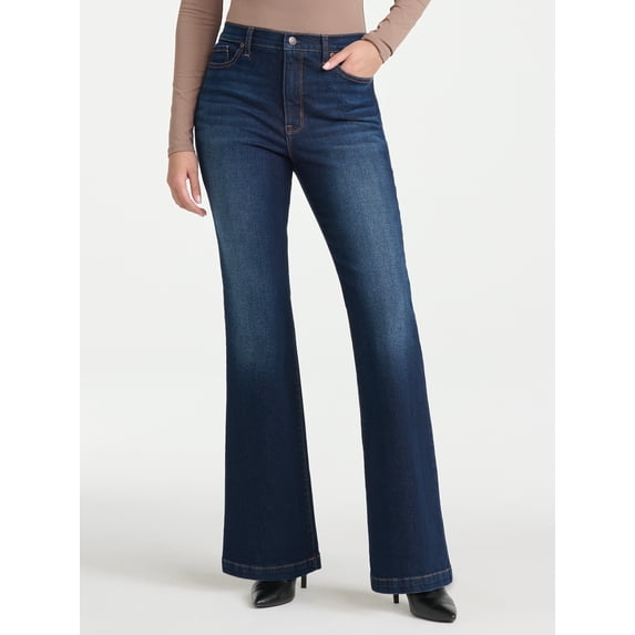 Sofia Vergara Women's Plus Size Melissa High Rise Flare Sizes 14W-26W