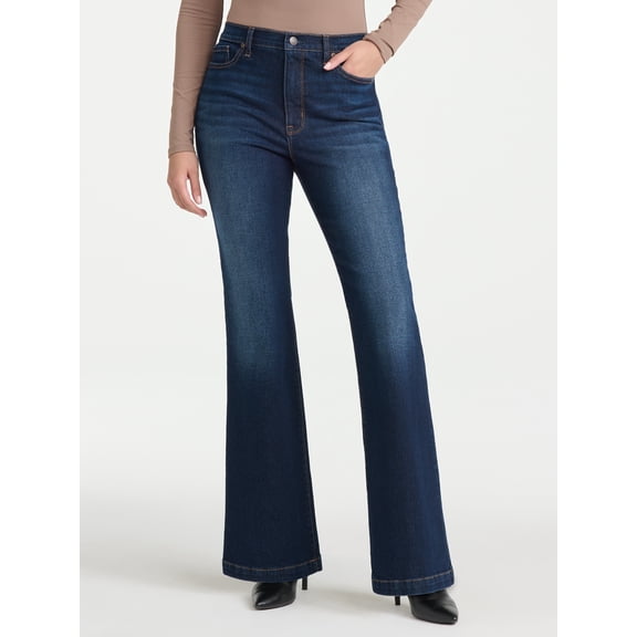 Sofia Vergara Women's Plus Size Melissa High Rise Flare Sizes 14W-26W
