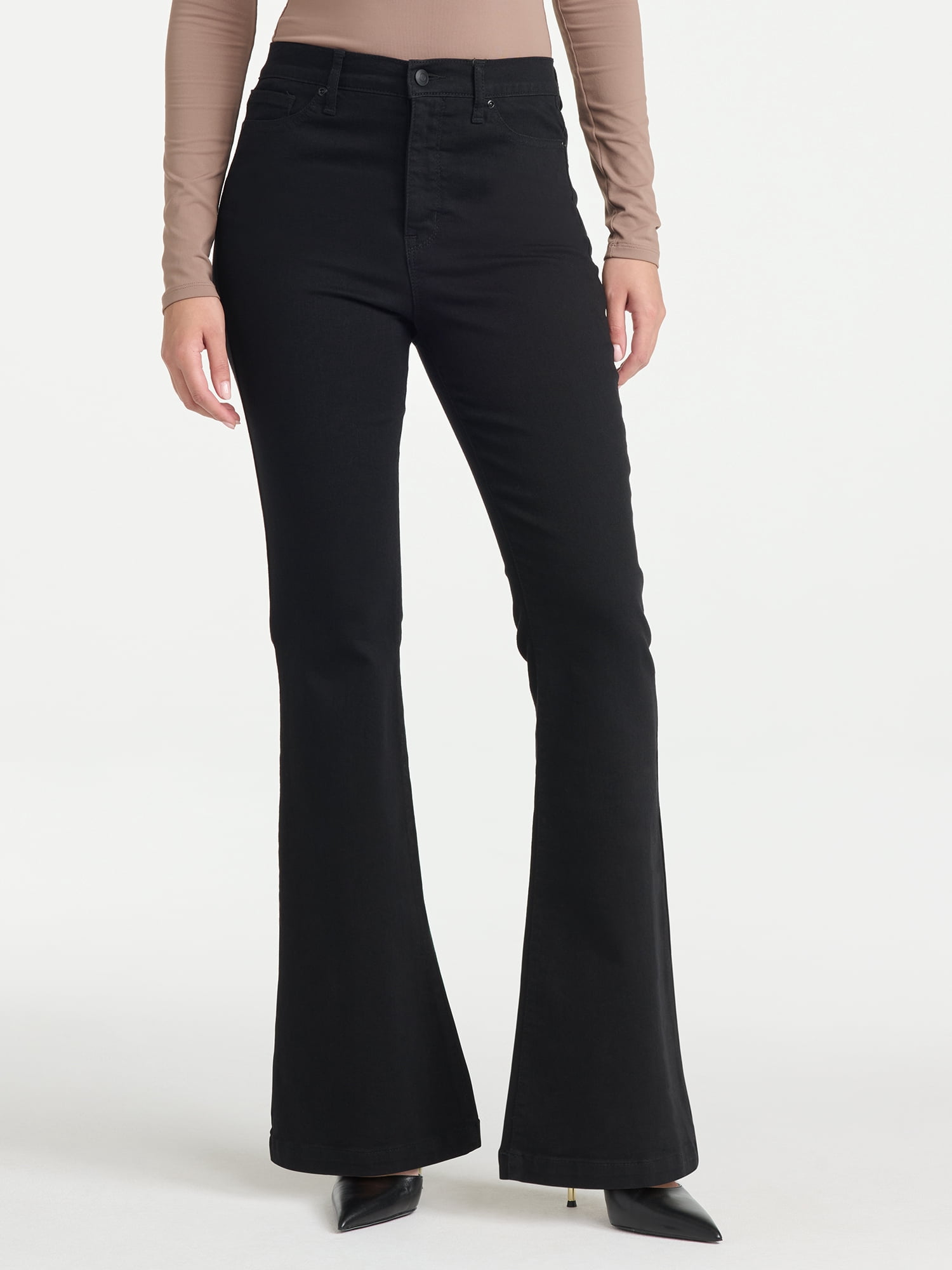 Sofia Vergara Women's Plus Size Melissa High Rise Flare Sizes 14W-26W