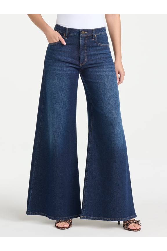 Women's Plus Size Wide Bell Jean Sizes 14W-26W