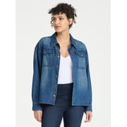 Sofia Vergara Women's Relaxed Boyfriend Shirt, Sizes XS-XXL