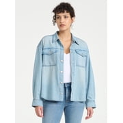 Sofia Vergara Womens Relaxed Boyfriend Shirt, Sizes XS-XXL