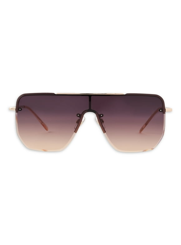 Shield Gold Sunglasses