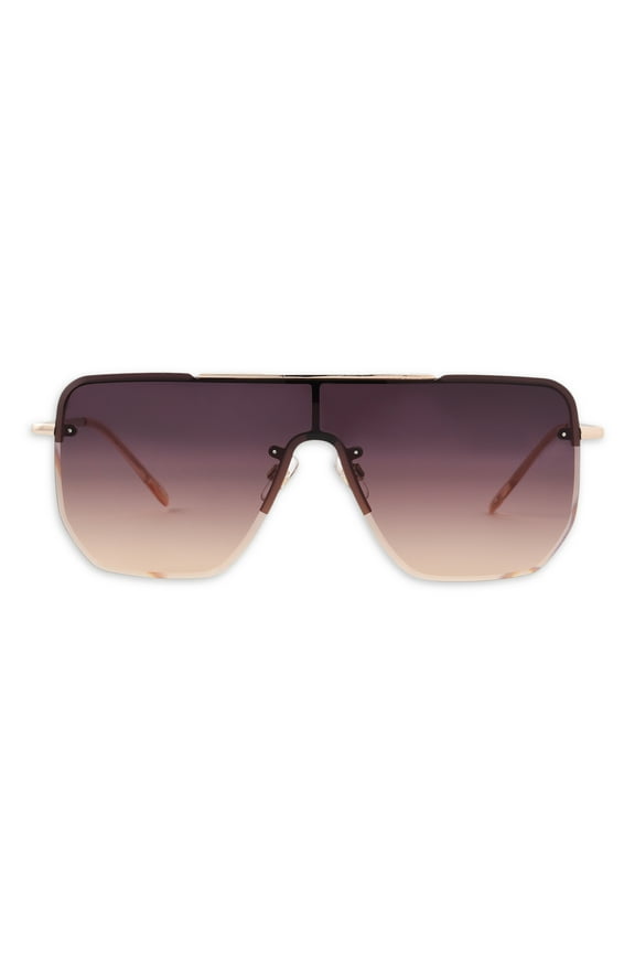 Shield Gold Sunglasses